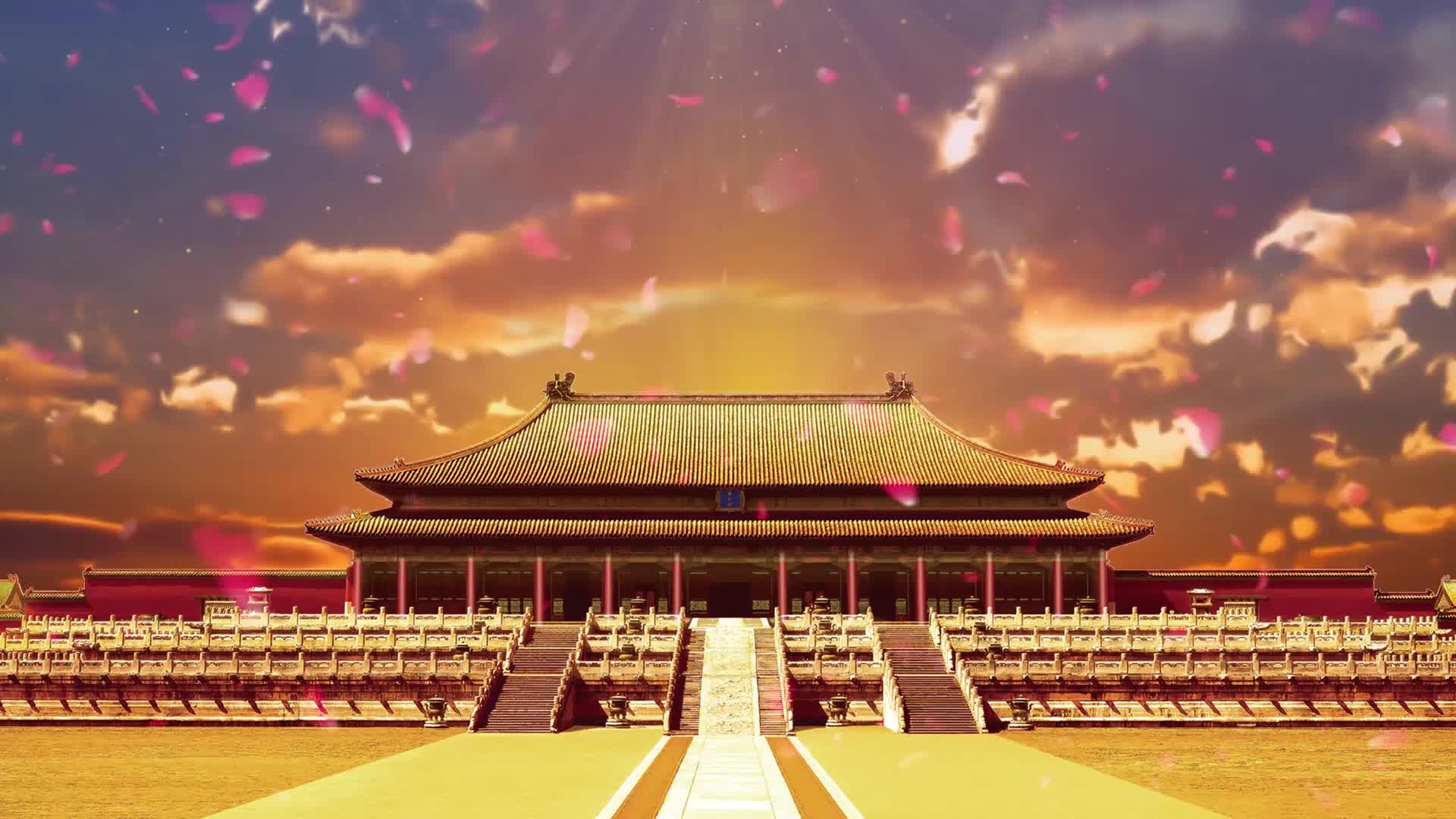 皇宫宫殿紫禁城故宫视频背景素材