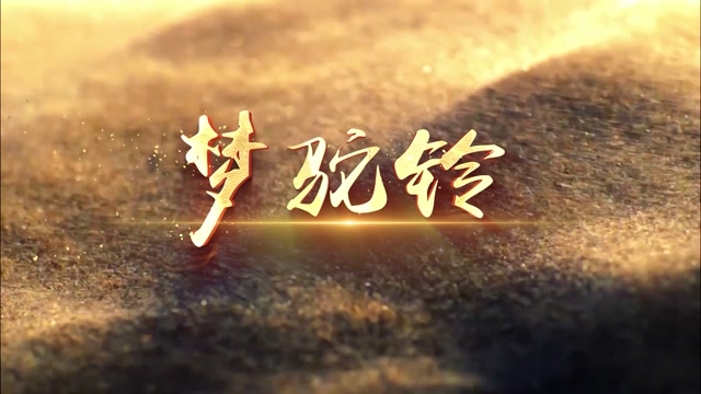 郑海龙歌曲梦驼铃led视频背景-有唱词