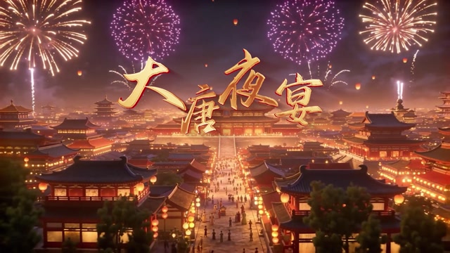大唐夜宴led视频背景