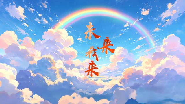 未来我来学生版led视频背景