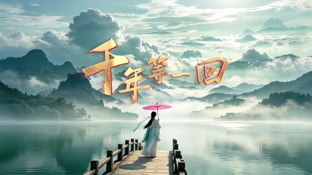 高胜美歌曲千年等一回led视频背景-画面有词