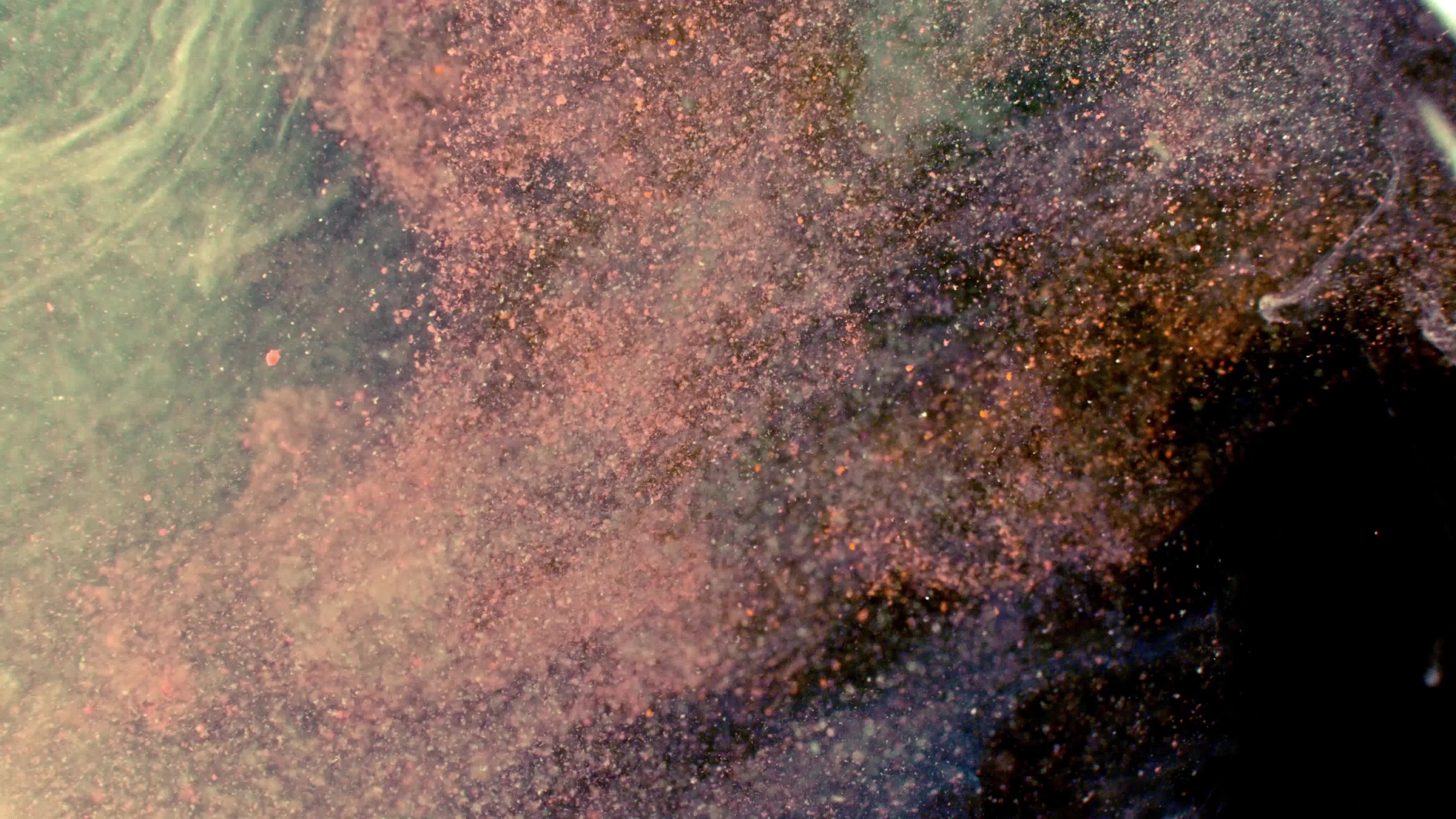 水墨粒子星空流体动感视频素材