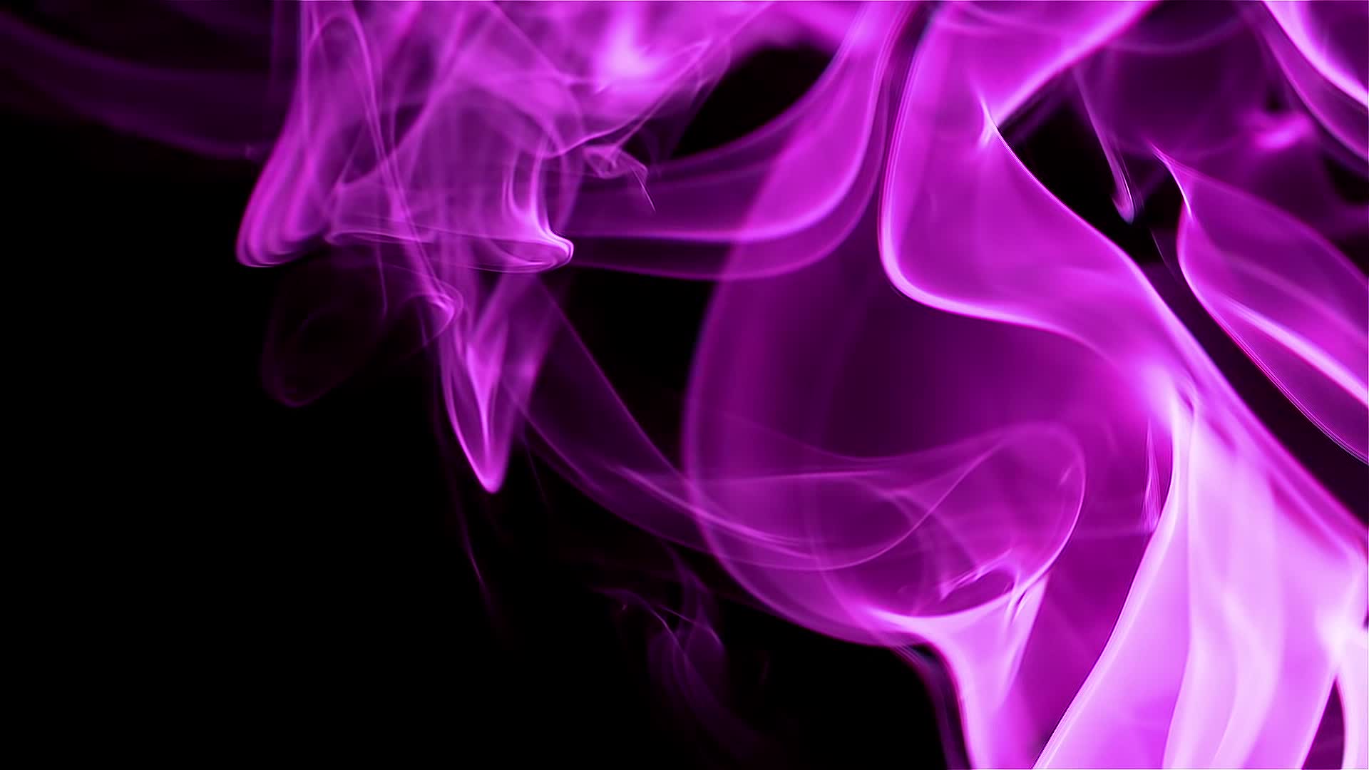 紫色水墨条装烟雾
