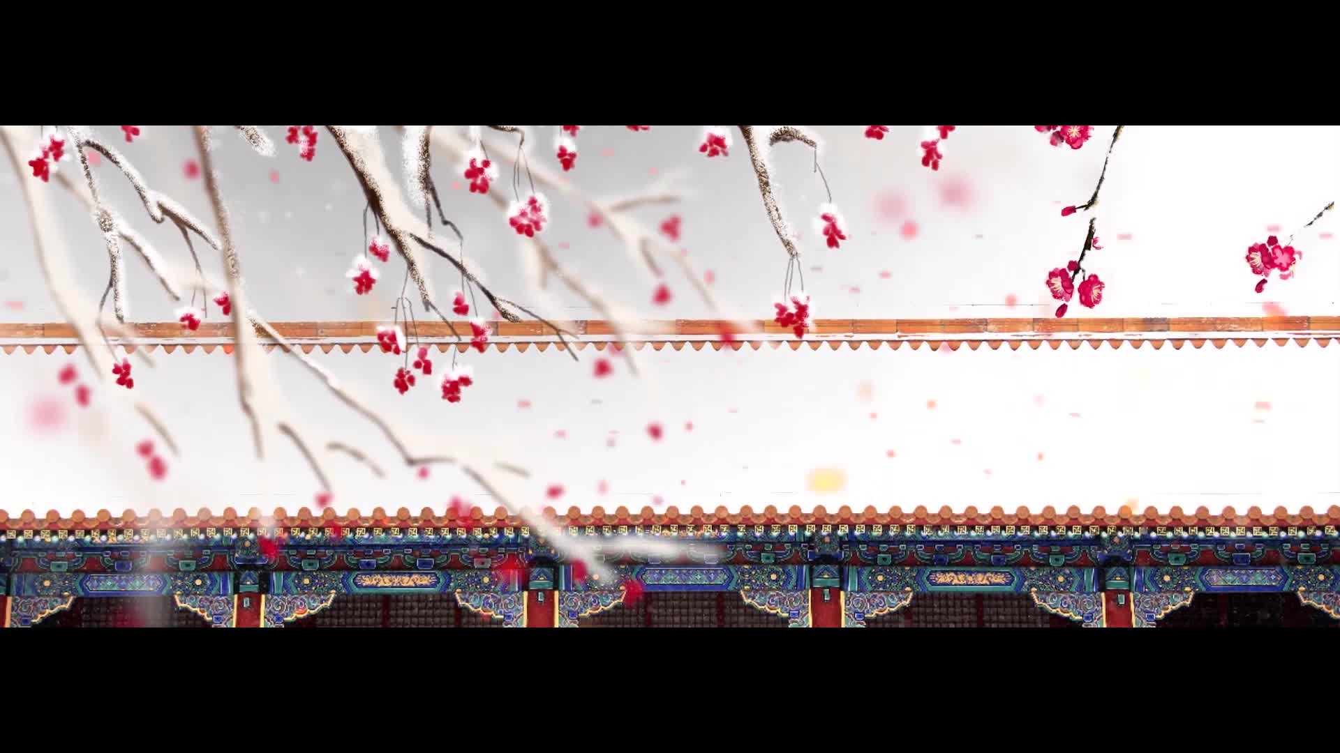 宫墙柳歌曲视频背景宫廷紫禁城背景
