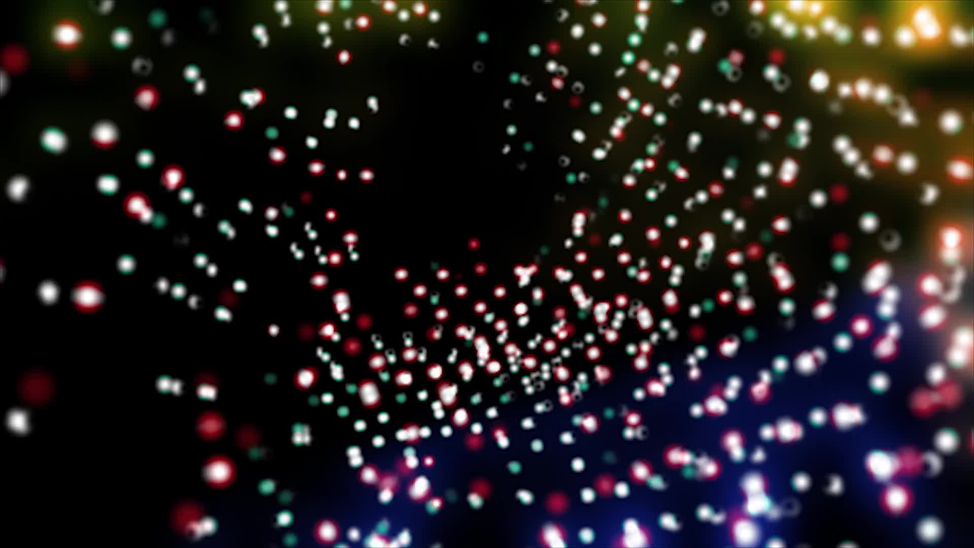 粒子动感光效光斑视频背景