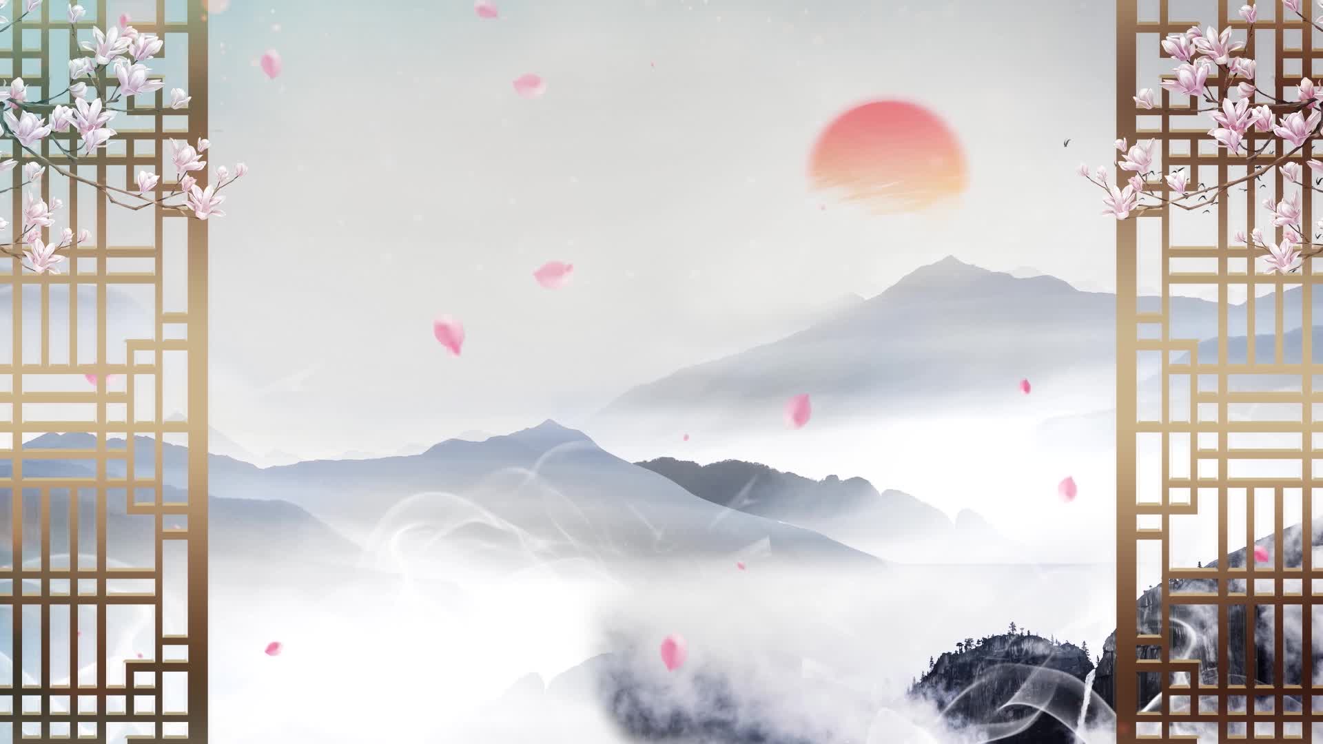 歌曲声声慢led视频背景-无词
