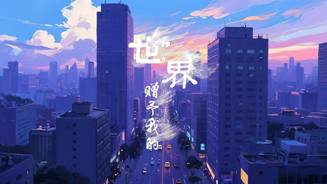 世界赠予我的led视频背景-有词