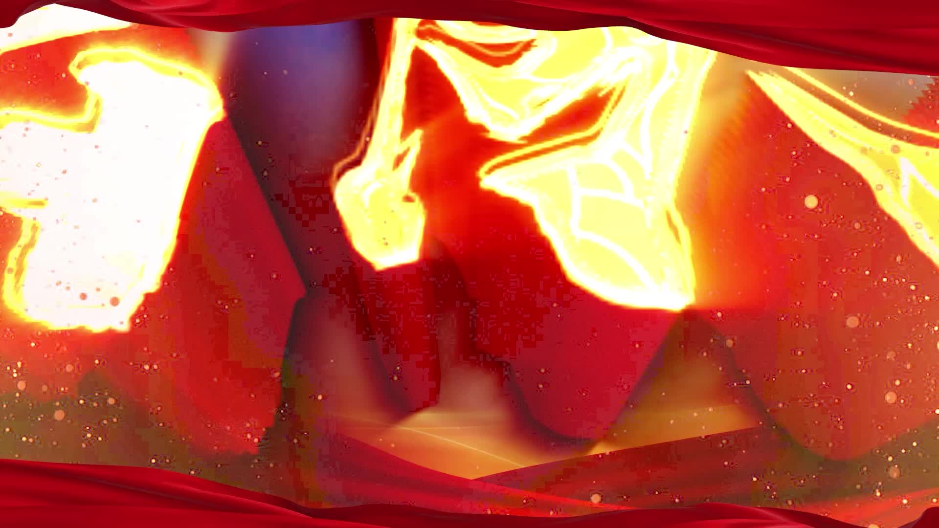 爱国歌曲游击队之歌led演出视频背景-2分14