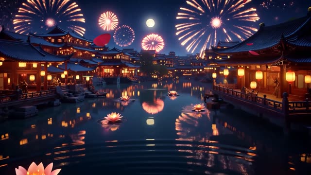 双面燕询led视频背景-无字幕两分半