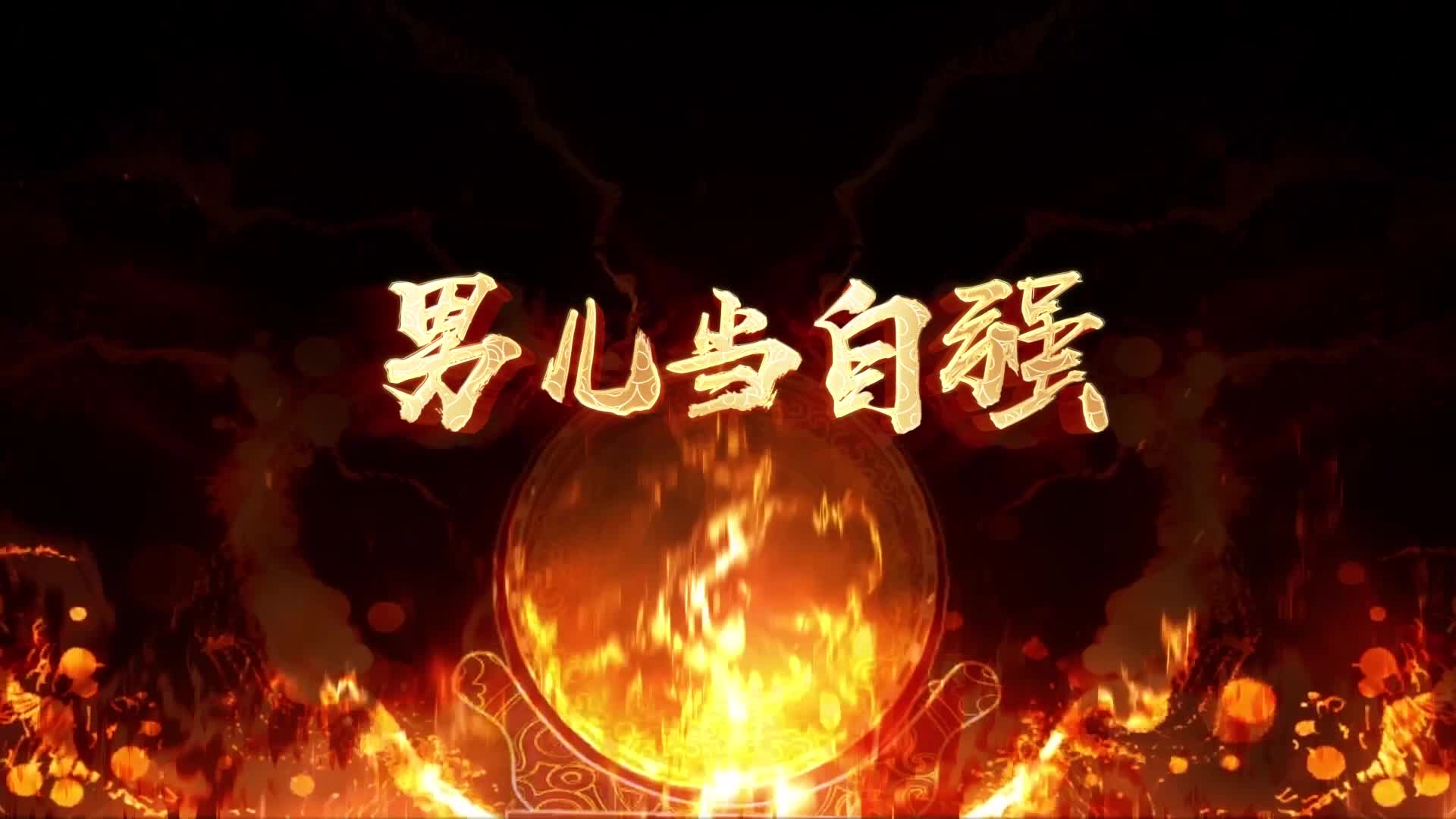 林子祥男儿当自强粤语视频背景-有词