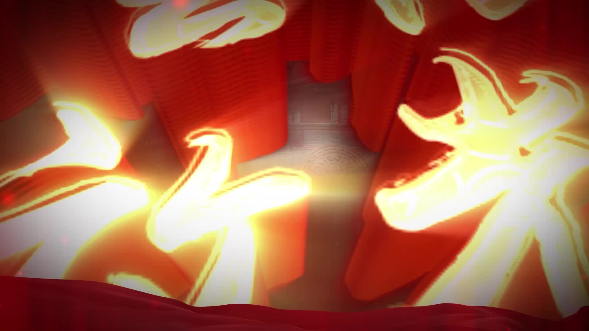 歌曲遵义会议放光辉led演出视频背景