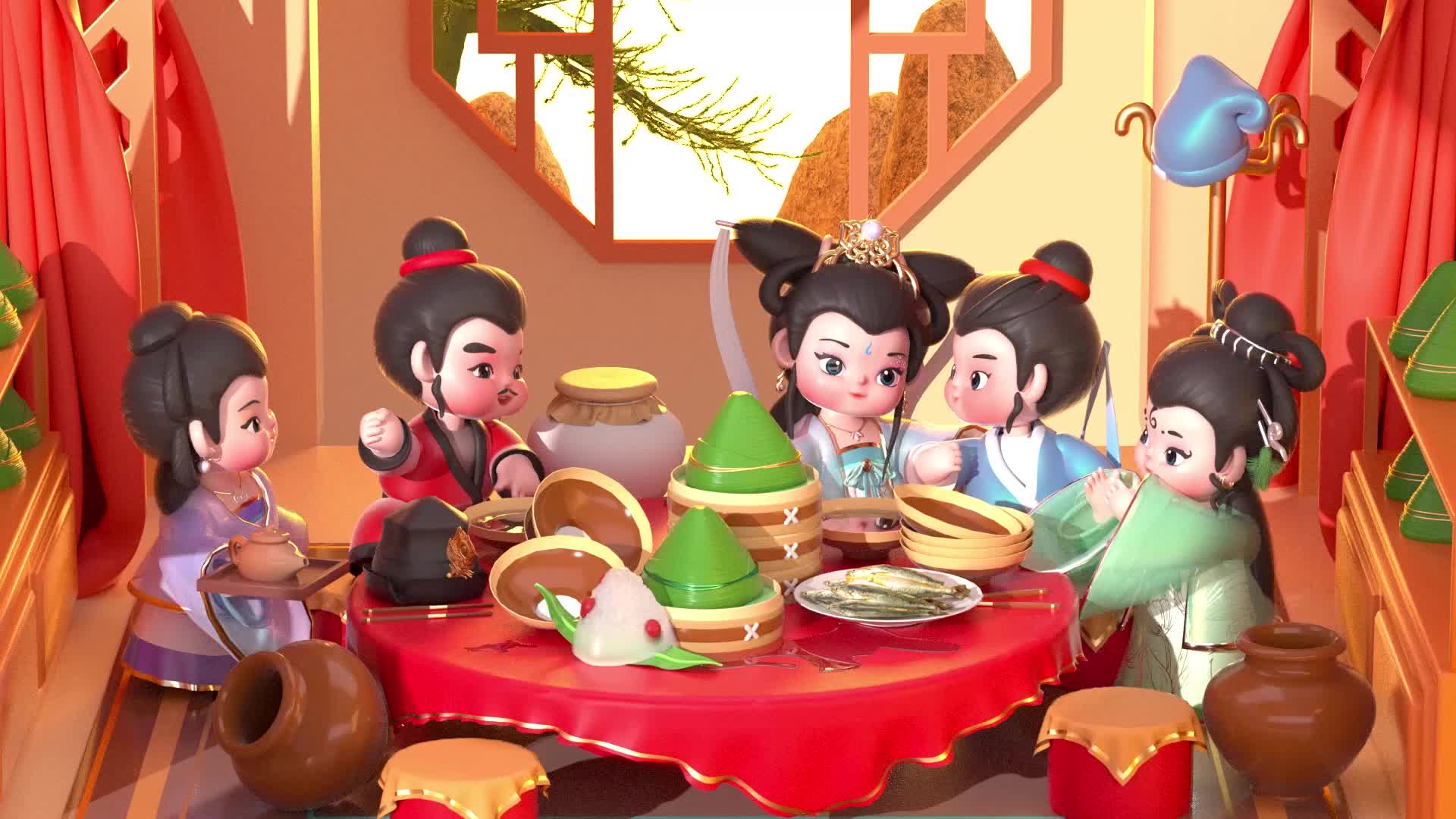 新白娘子传奇动画素材