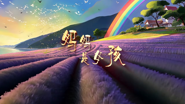 歌曲妈妈是女孩led视频背景-无词