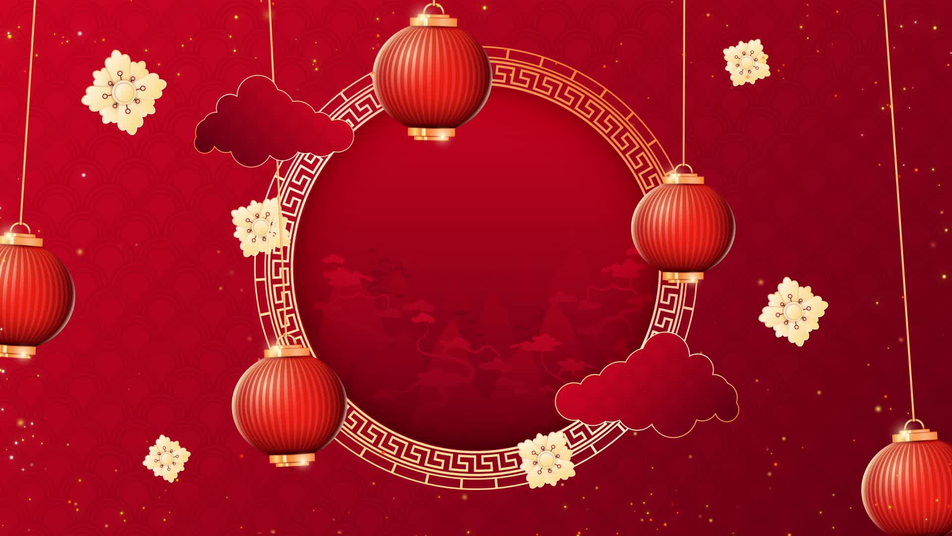 喜庆红灯笼素材