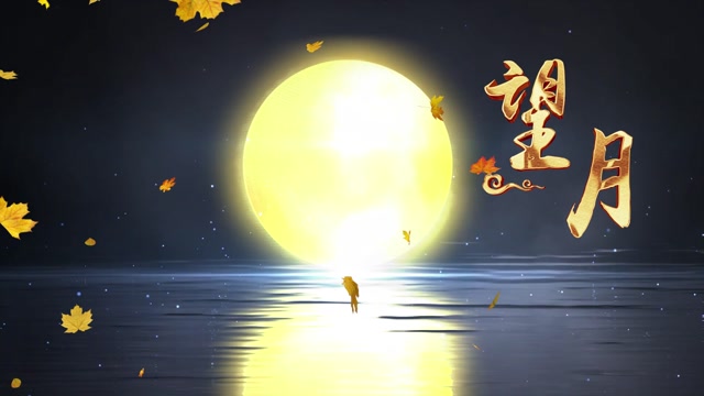 宋祖英歌曲望月led视频背景-有词