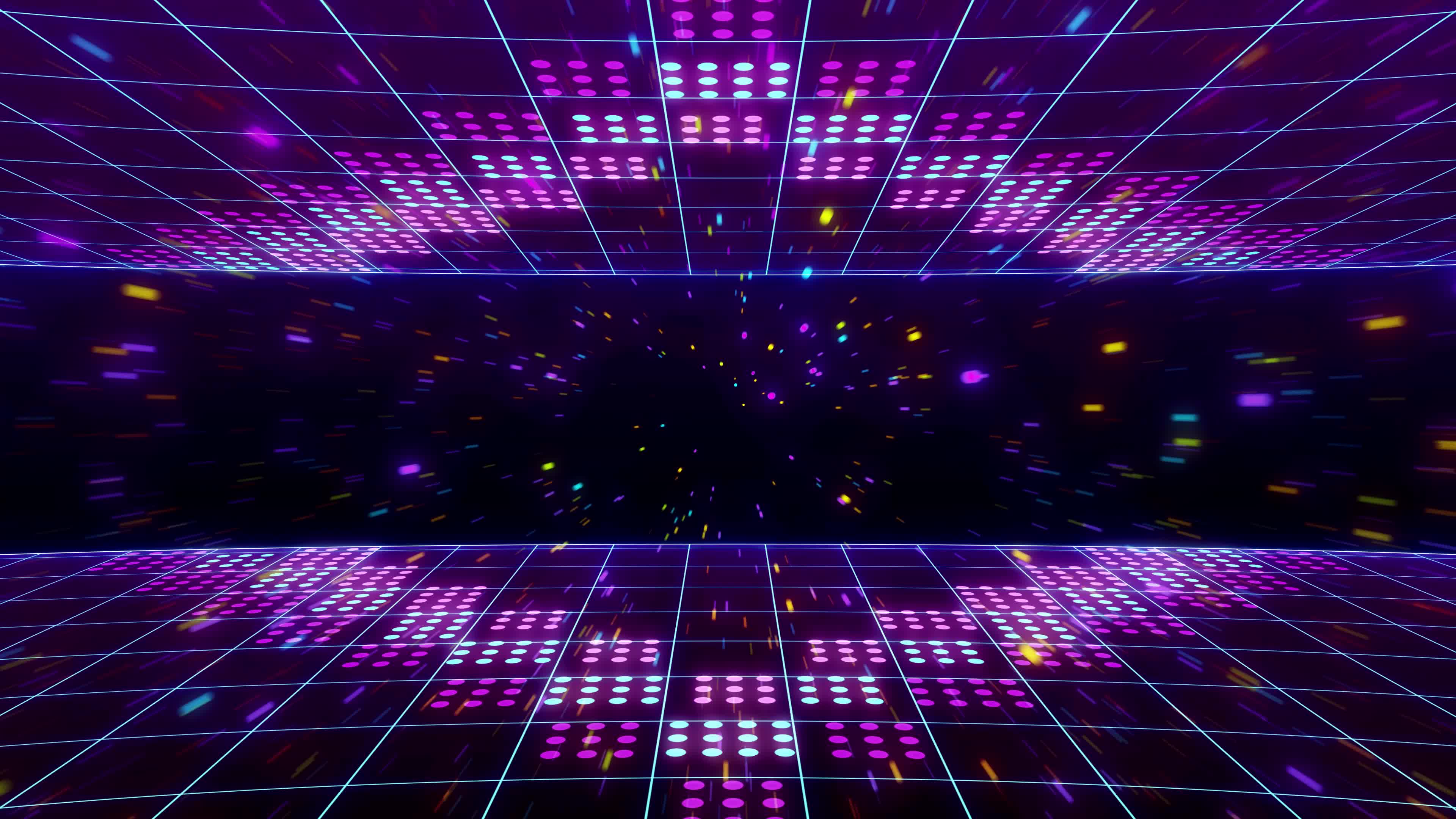 动感粒子光效背景