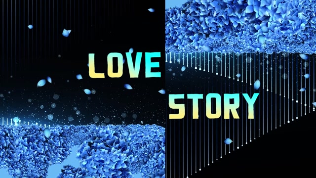 英文歌曲love story 舞台视频背景-有词