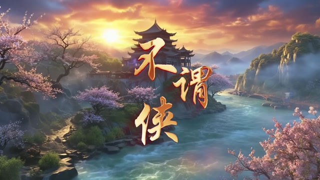 歌曲不谓侠led视频背景-无词