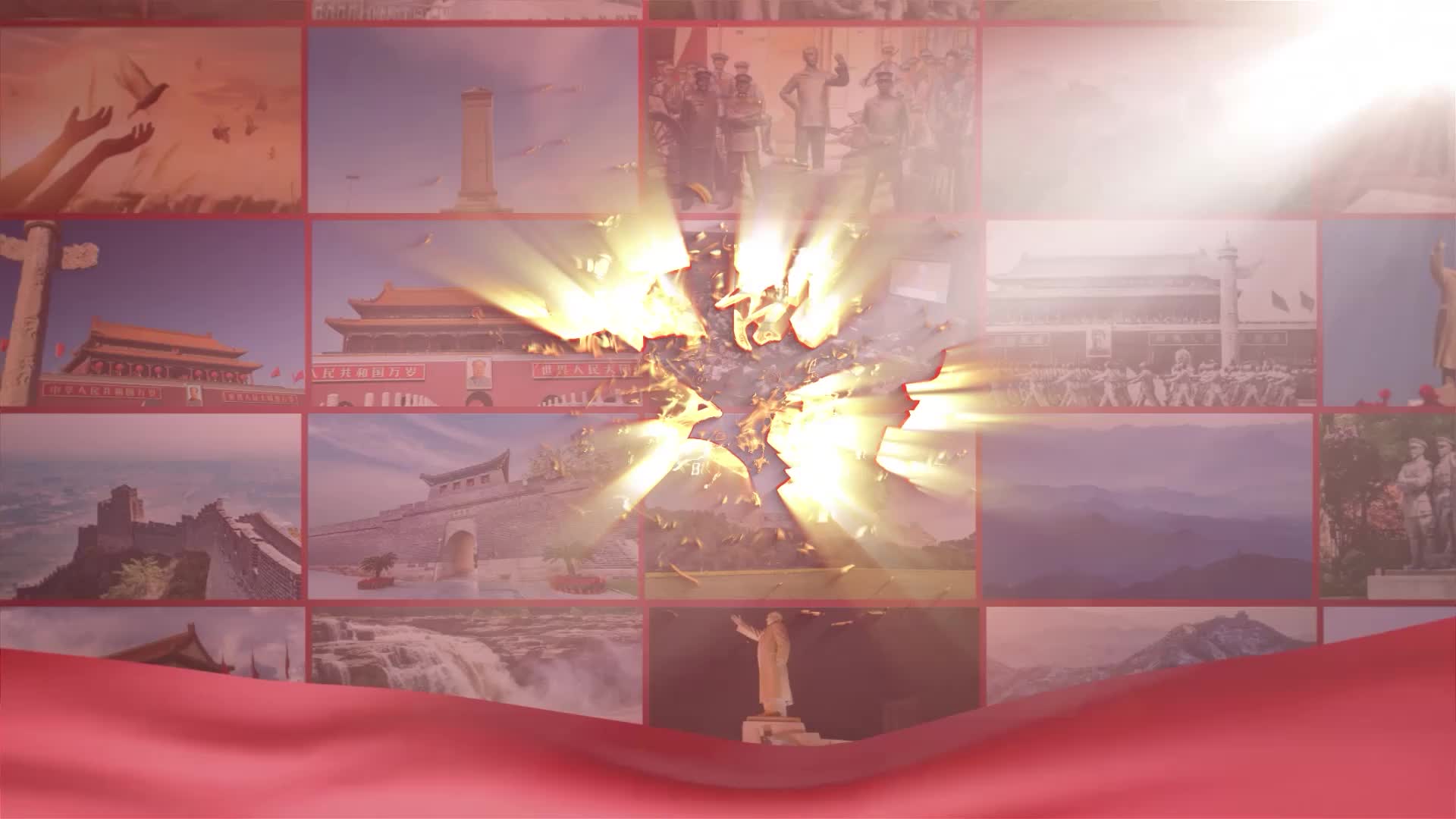 六小乐歌曲大风在刮大雪在下led视频背景-有词