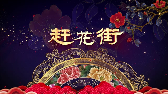 赶花街led视频背景