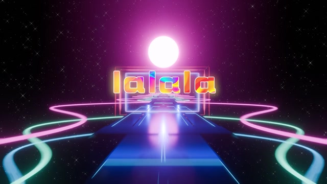 lalala演出舞台视频背景