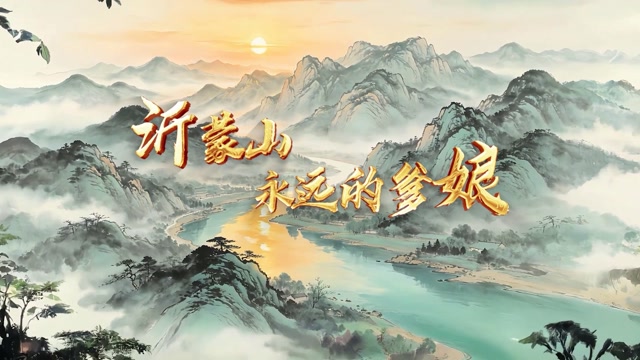 沂蒙山永远的爹娘le的视频背景-画面有词