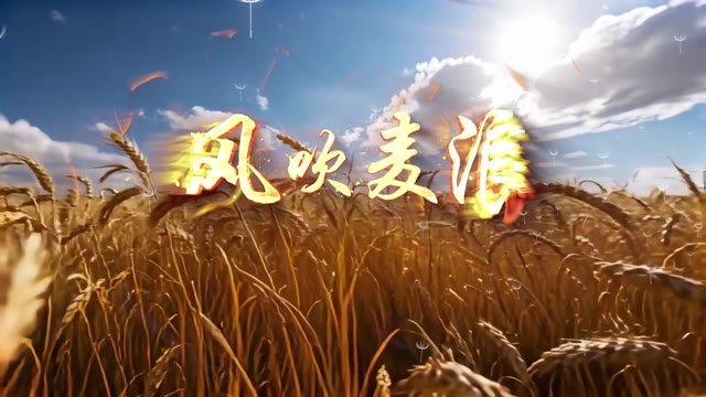 李健歌曲风吹麦浪led视频背景-无词