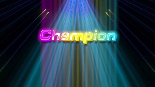 champion演出舞台视频背景-画面有词