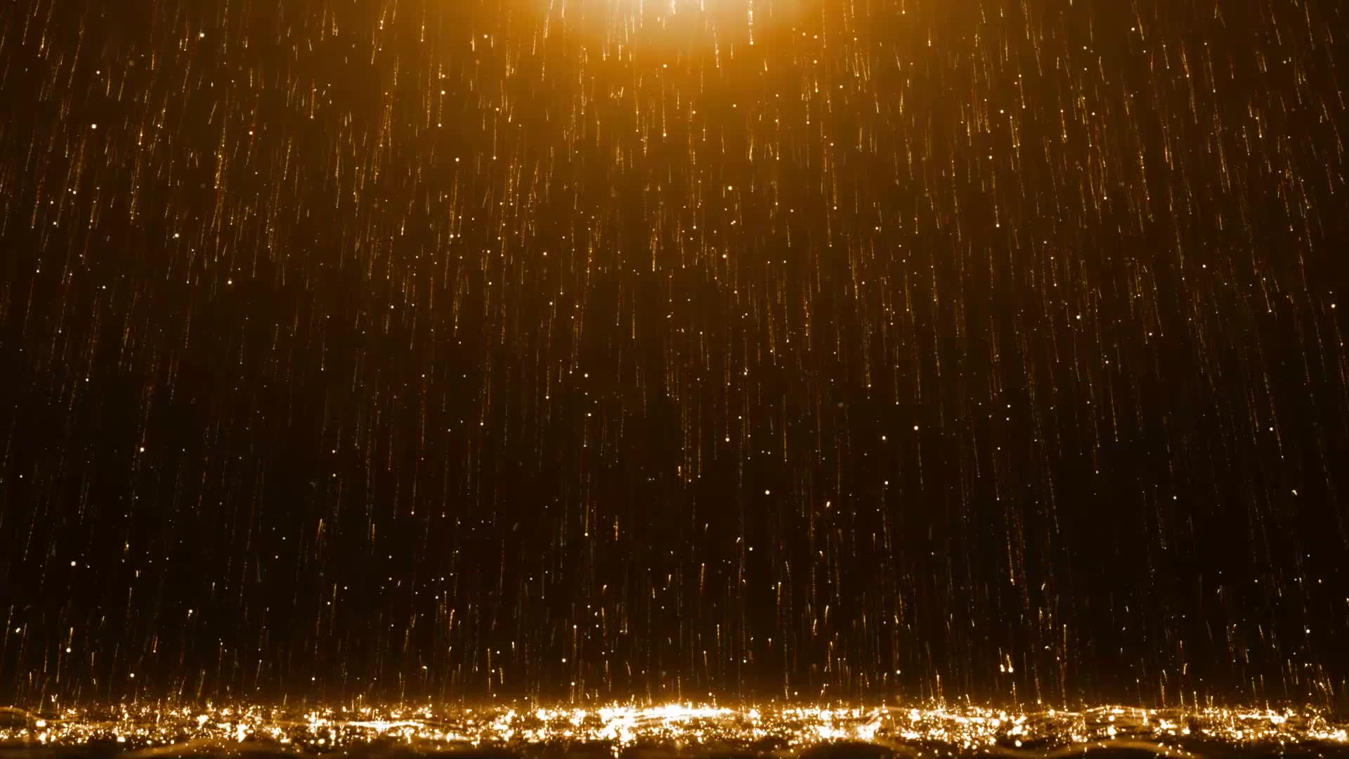 金色粒子雨年会背景视频素材