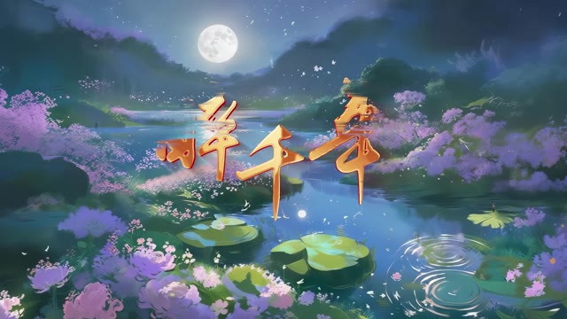 醉千年led视频背景-无词