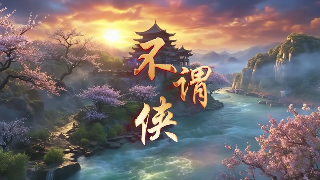 歌曲不谓侠led视频背景-有词