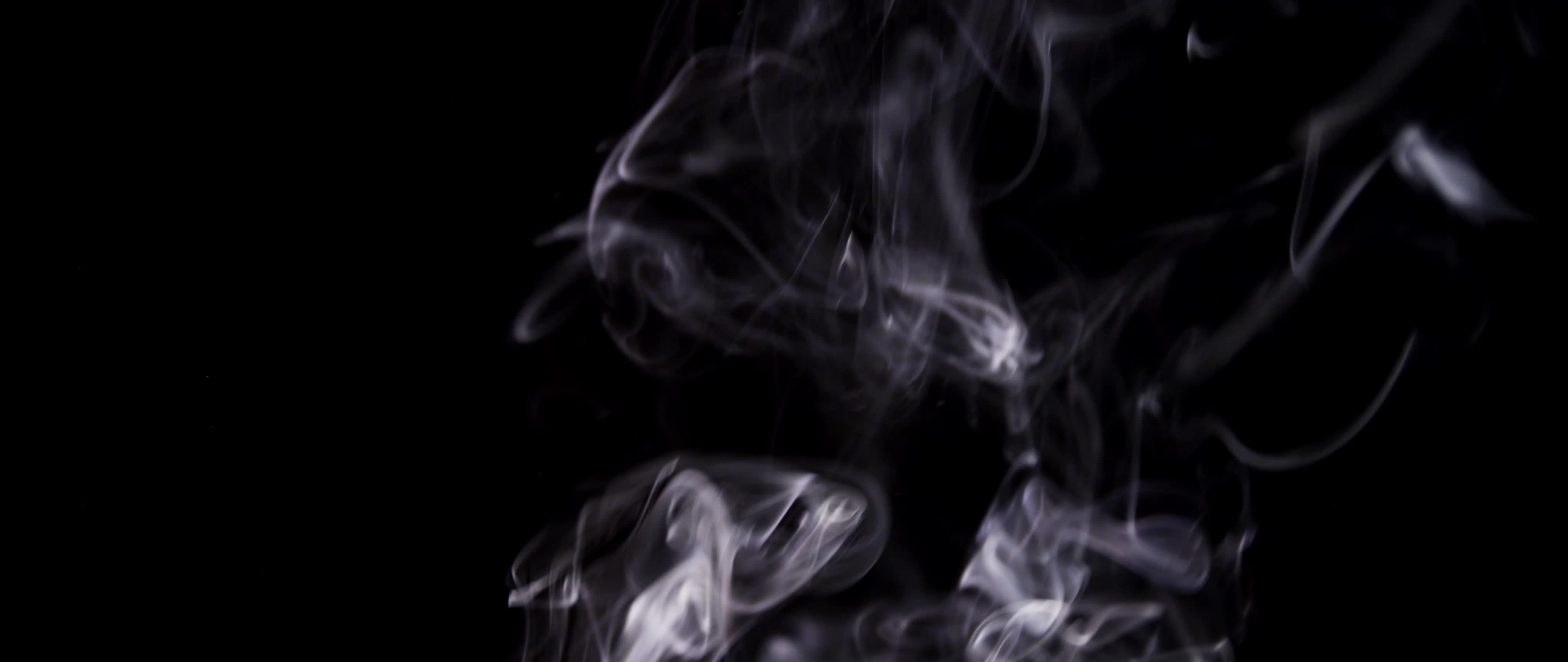 水墨丝状烟雾流体特效视频素材