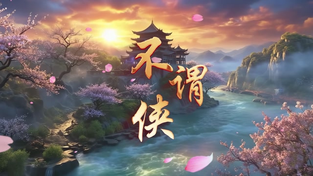 歌曲不谓侠led视频背景-有词