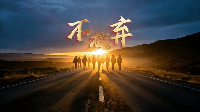 歌曲不放弃led视频背景