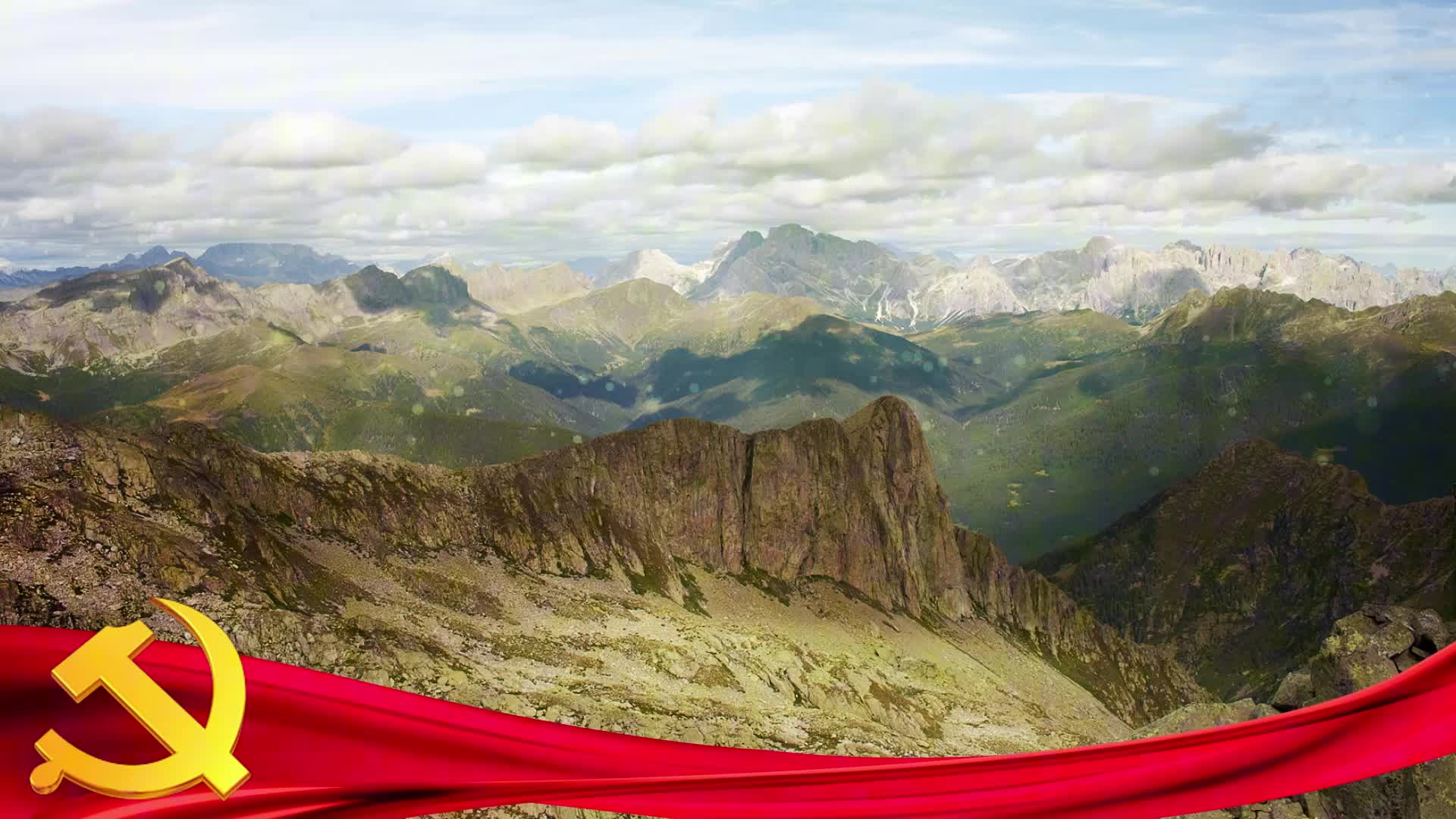 经典红歌《我和我的祖国》舞台背景配乐成品