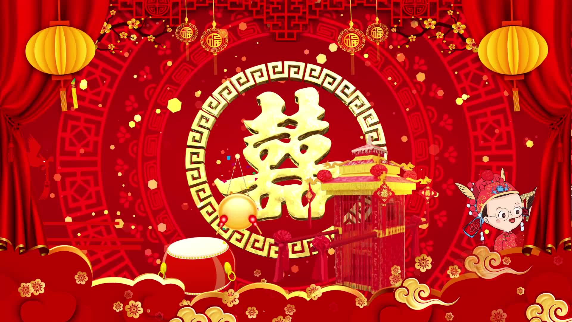谁是我的新郎led视频背景