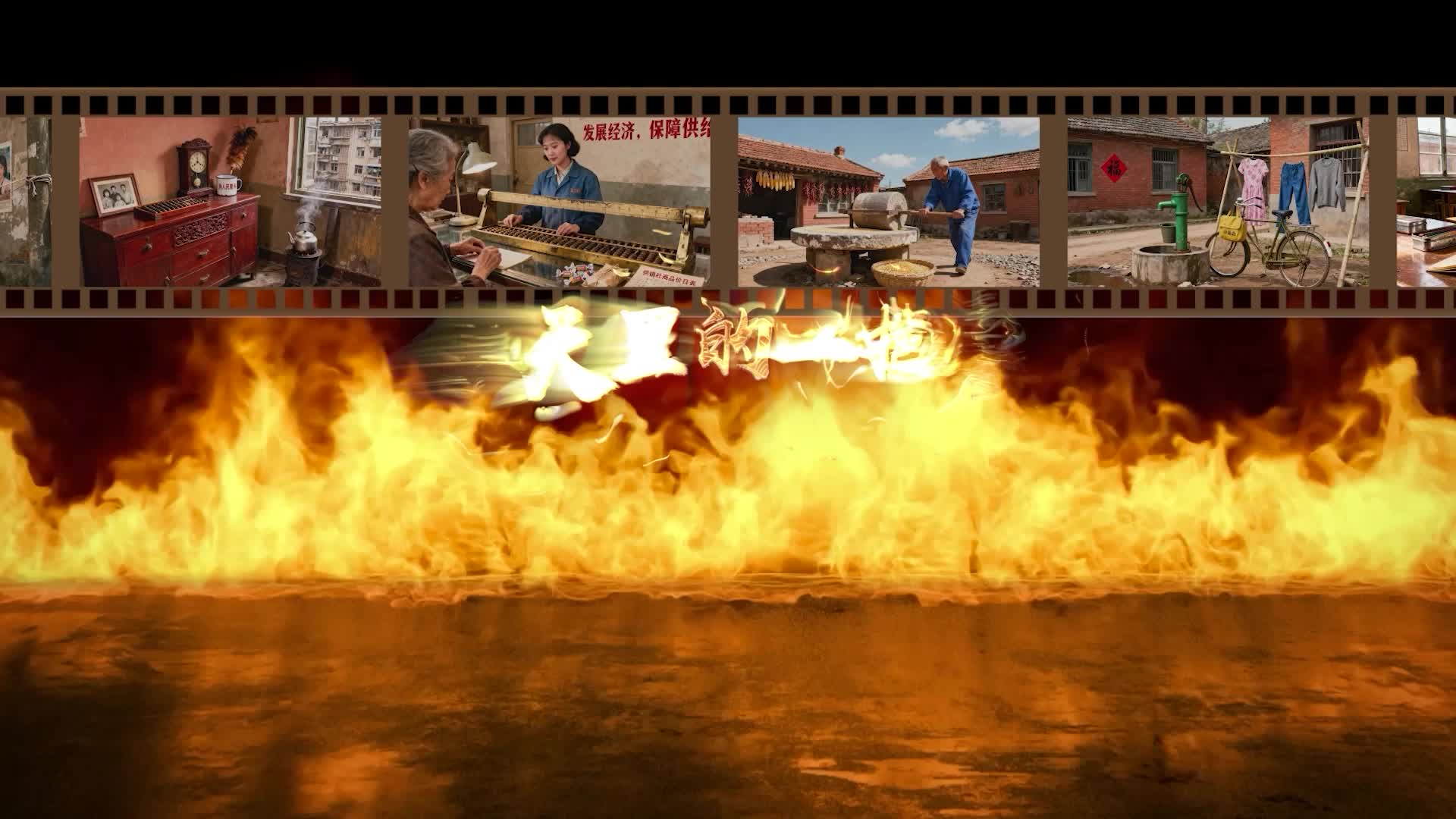 歌曲冬天里的一把火led视频背景-有词