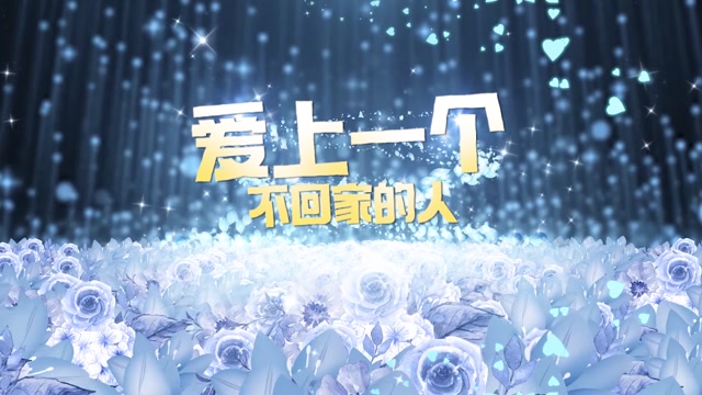 爱上一个不回家的人led背景-无词