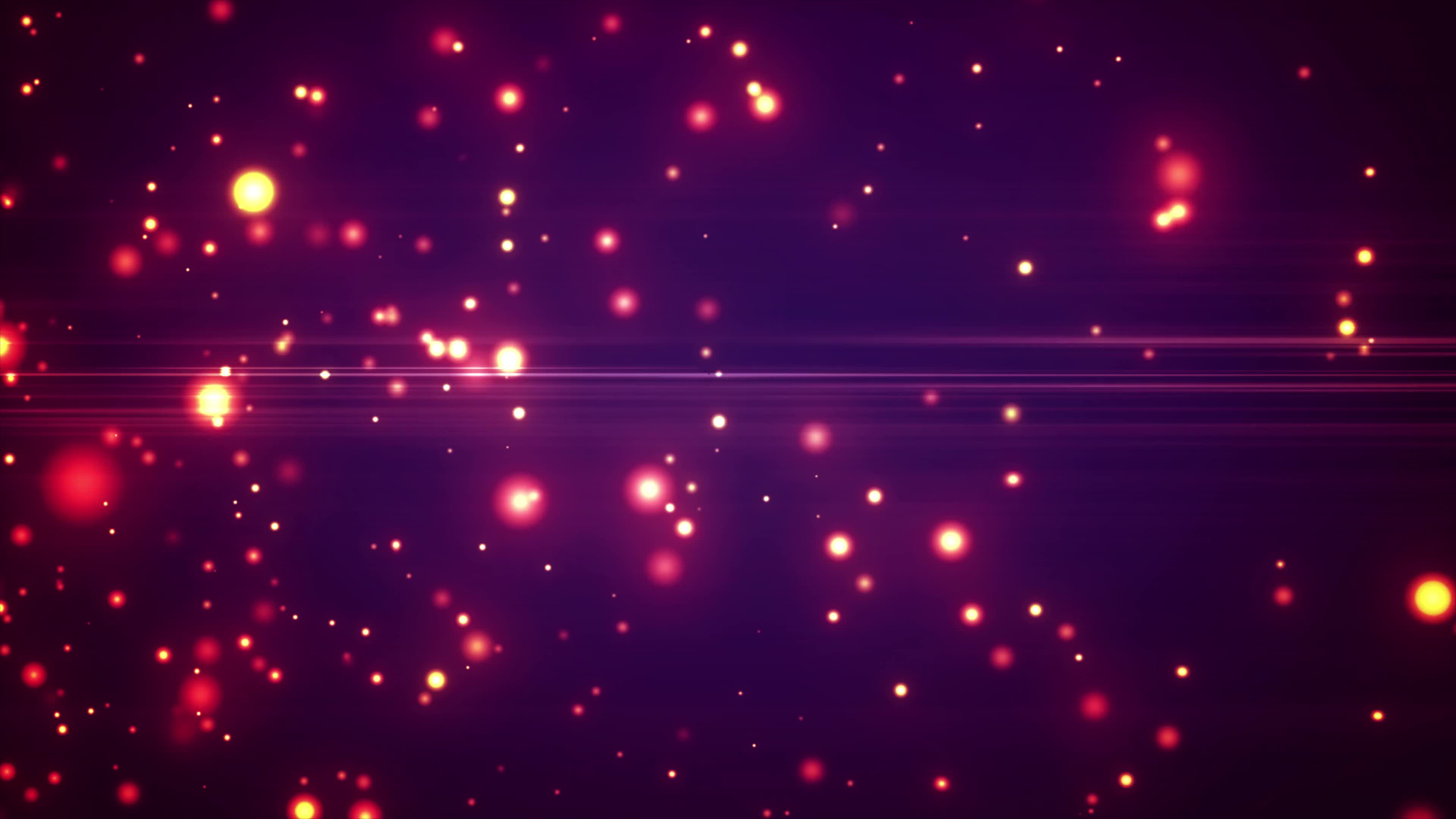 紫色粒子光效视频素材