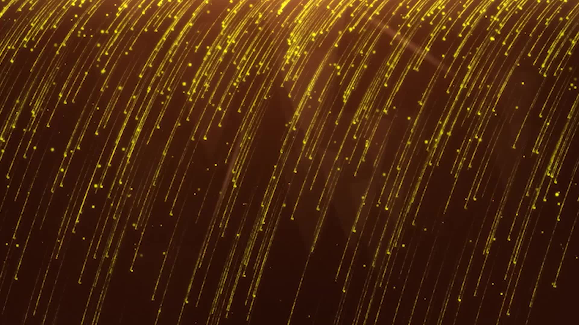 年会颁奖典礼led大屏背景金色粒子大气视频背景素材金色流星视频背景led金色粒子背景视频