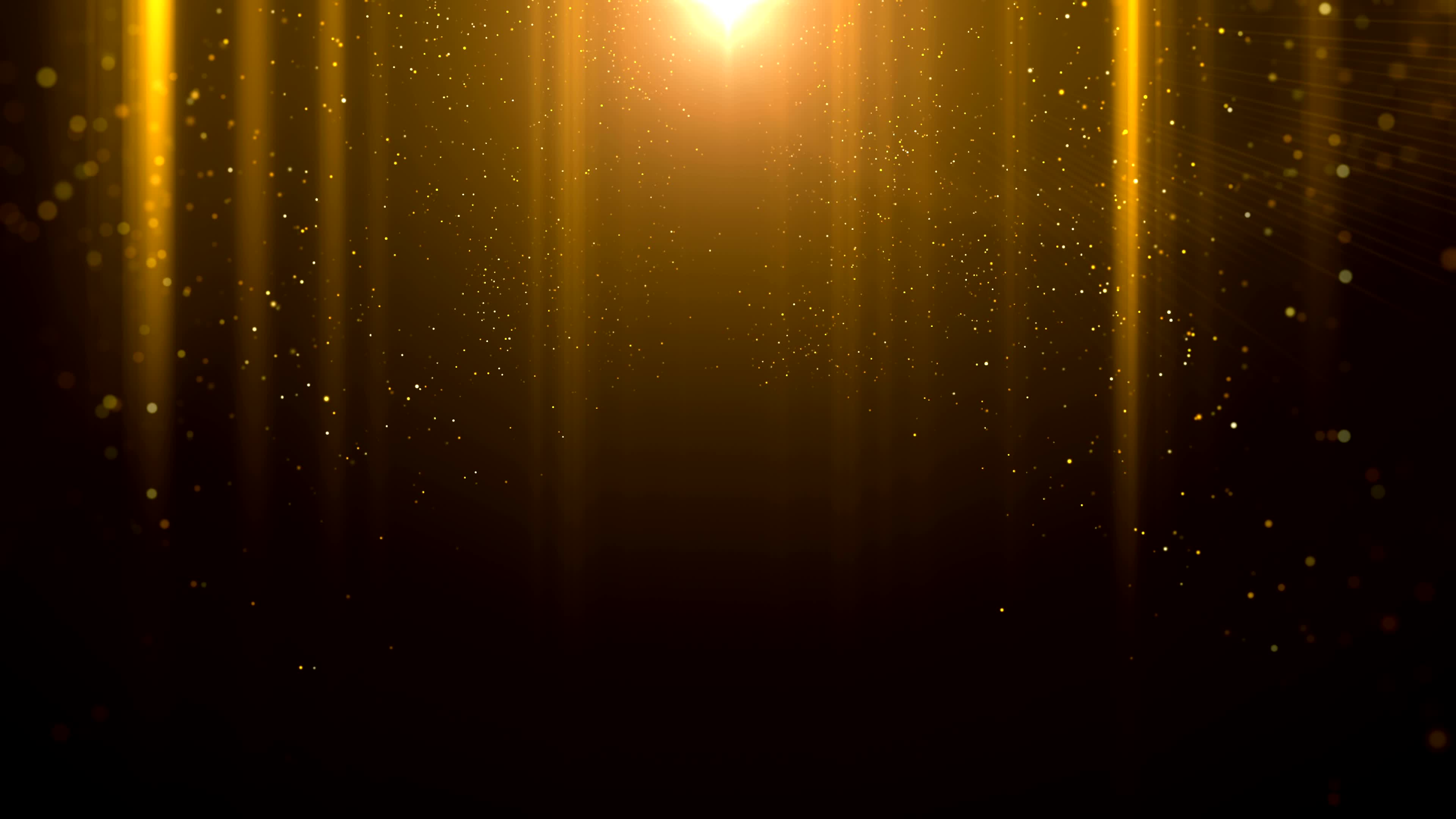 金色粒子光效背景