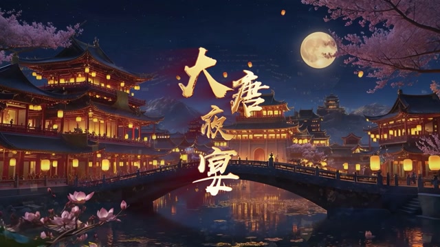 大唐夜宴led视频背景