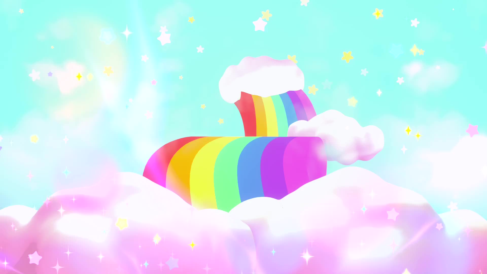 可爱彩虹动画素材