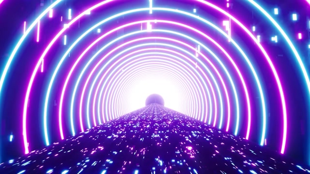 兔子舞led视频背景- 四分钟