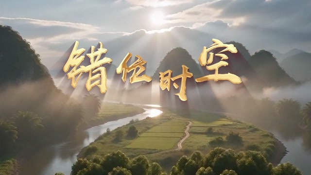 中国觉醒五四版错位时空led视频背景-画面有词