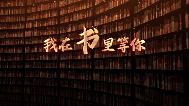 我在书里等你led朗诵视频背景