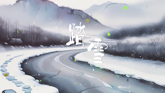 邓寓君歌曲踏雪led视频背景-有词
