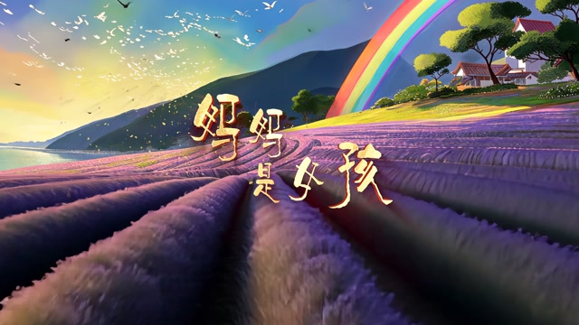 歌曲妈妈是女孩led视频背景-有词