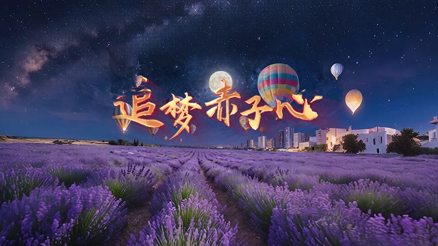 追梦赤子心led视频背景-无词