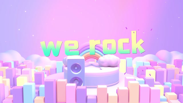 we rock 视频背景-无词